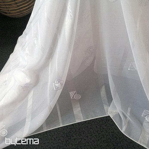 Tenda in voile 410/101/ bianco