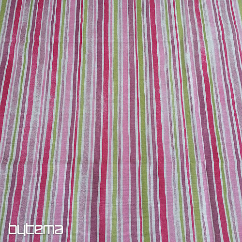 Tenda decorativa Stripes rosa 130x248 cm