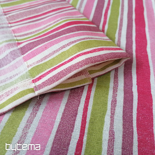 Tenda decorativa Stripes rosa 130x248 cm