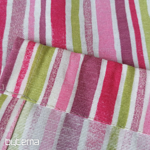 Tenda decorativa Stripes rosa 130x248 cm