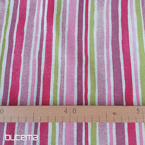 Tenda decorativa Stripes rosa 130x248 cm