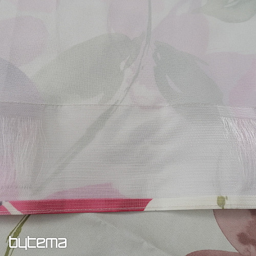 Tenda decorativa Fiori rosa grandi 150x240 cm