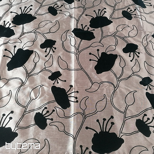 Tenda decorativa Symphonie marrone 144x245 cm