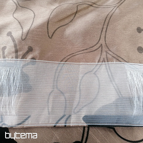 Tenda decorativa Symphonie marrone 144x245 cm
