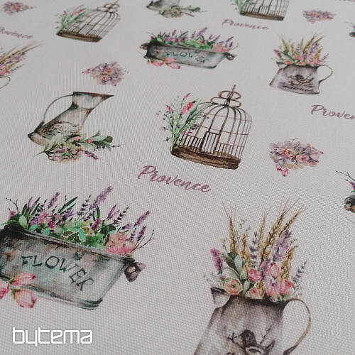 Tessuto decorativo PROVANCE-G bianco