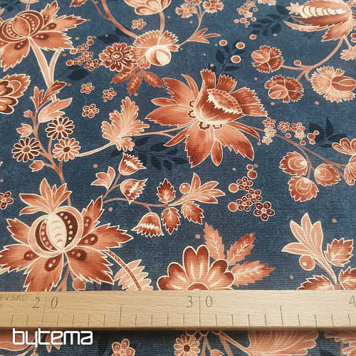 Tessuto decorativo VARANASI-J blu