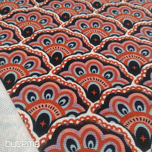 Tessuto decorativo VARANASI-K Arancione