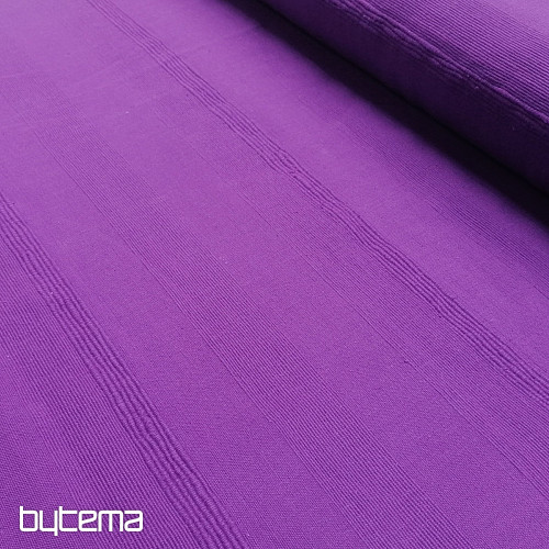 Tessuto di cotone tinta unita KARUR viola