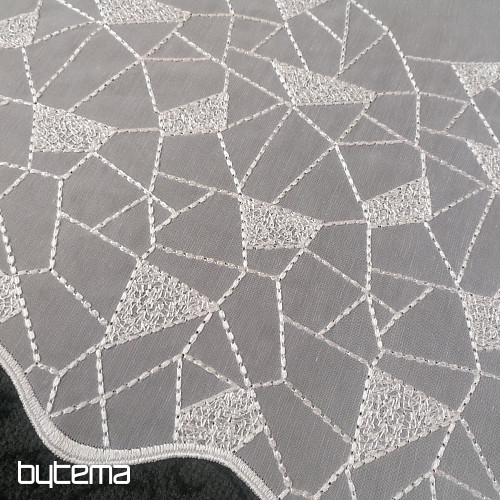 Tenda in voile con ricamo V302