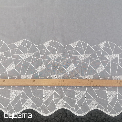 Tenda in voile con ricamo V302