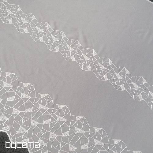 Tenda in voile con ricamo V302