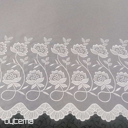 Tenda in voile con ricamo 1B 13278