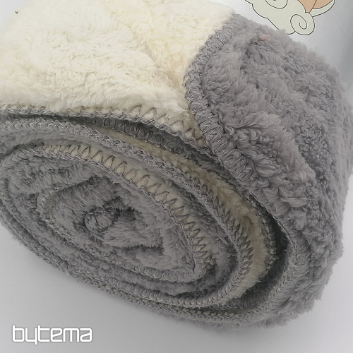 coperta Sheep-sheep 150/200 grigio st./crema