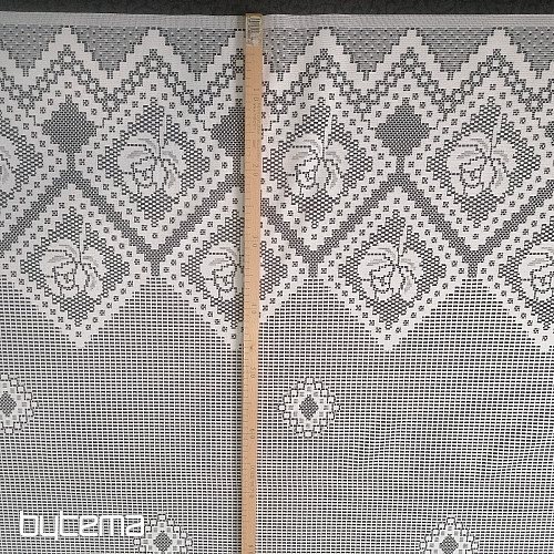 Tenda jacquard 86759/300 bianco
