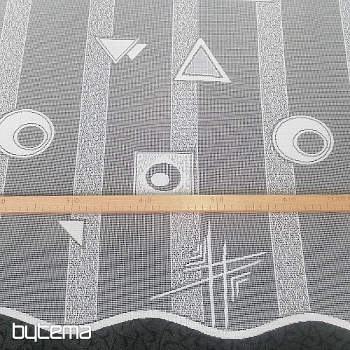 Tenda jacquard 8852/300 bianca