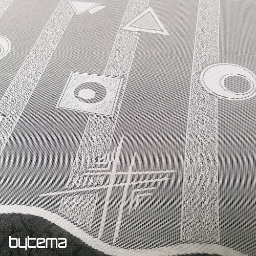 Tenda jacquard 8852/300 bianca