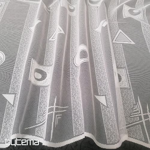 Tenda jacquard 8852/300 bianca
