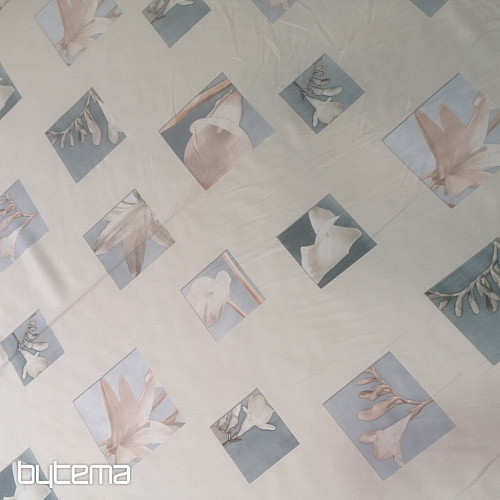 Tessuto decorativo Beige con fiori