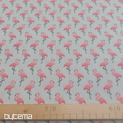 Tessuto decorativo FLAMINGO grigio