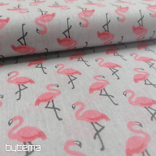 Tessuto decorativo FLAMINGO grigio
