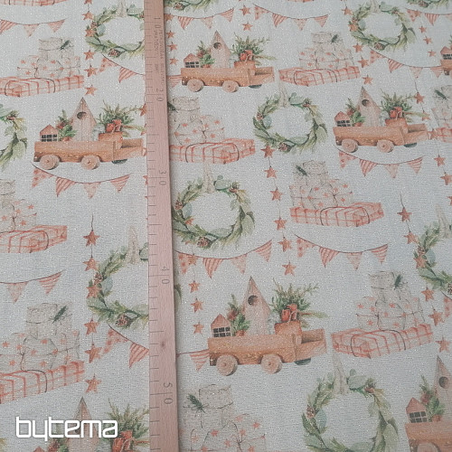 Giocattoli in tessuto per decorazioni natalizie