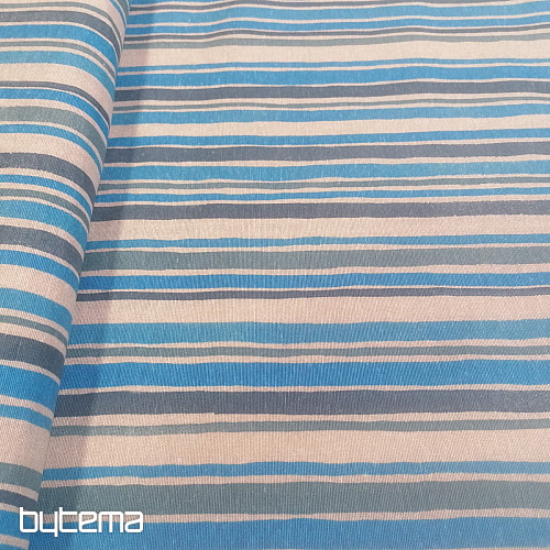 Tessuto decorativo Striscia blu 2