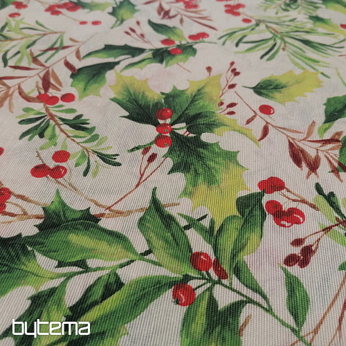 Tessuto decorativo natalizio Holly 3