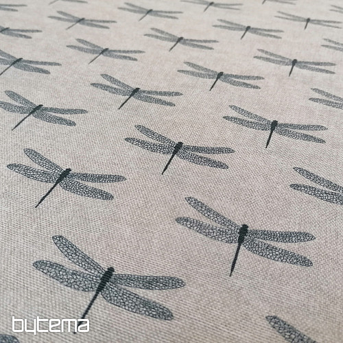 Tessuto decorativo NATURE DRAGONFLY