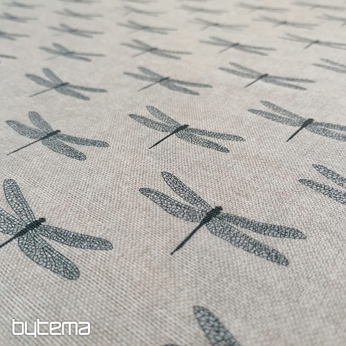 Tessuto decorativo NATURE DRAGONFLY