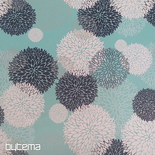 Tessuto decorativo BLACK OUT Astra turchese
