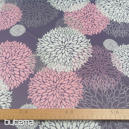 Tessuto decorativo BLACK OUT Astra lilla
