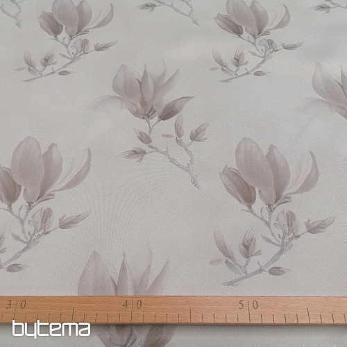 Tessuto decorativo BLACK OUT MAGNOLIA marrone