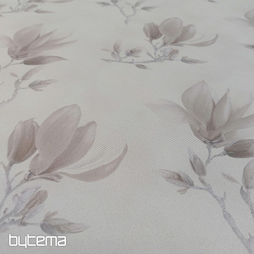 Tessuto decorativo BLACK OUT MAGNOLIA marrone