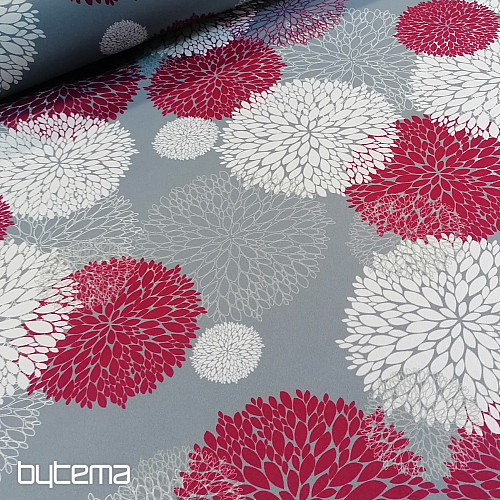 Tessuto decorativo BLACK OUT Astra bordeaux