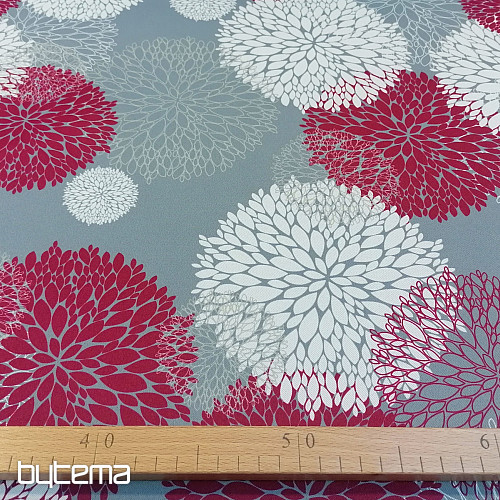 Tessuto decorativo BLACK OUT Astra bordeaux
