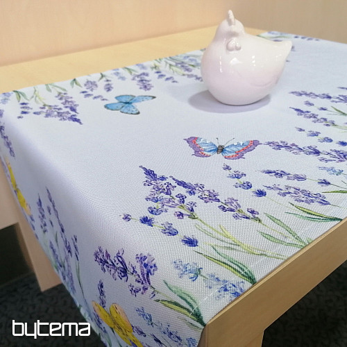 Tovaglie e sciarpe viola Lavanda con papillon