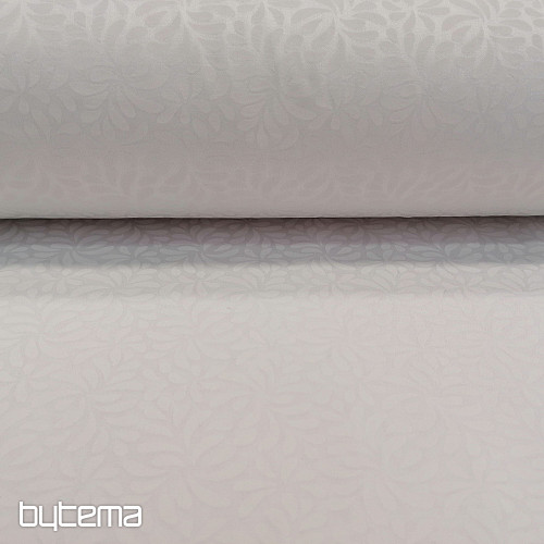 Tessuto di cotone Sarah satinato bianco