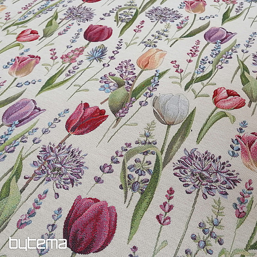 Tessuto arazzo TULIPANI - PRIMAVERA