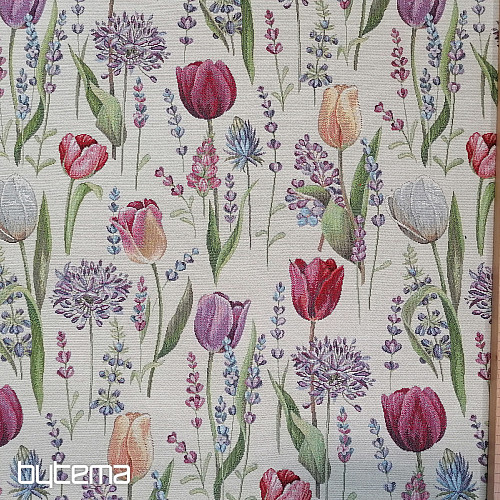 Tessuto arazzo TULIPANI - PRIMAVERA
