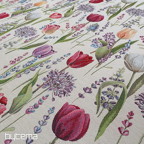 Tessuto arazzo TULIPANI - PRIMAVERA