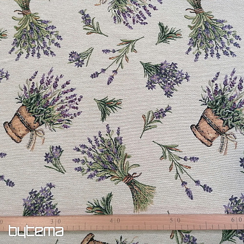 Tessuto arazzo LAVANDA ALLOVER