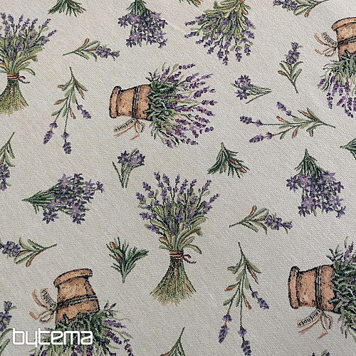 Tessuto arazzo LAVANDA ALLOVER