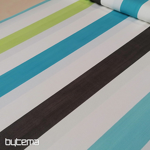 Tessuto decorativo a righe satinate