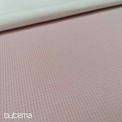 Maglia di cotone con trama waffle - rosa