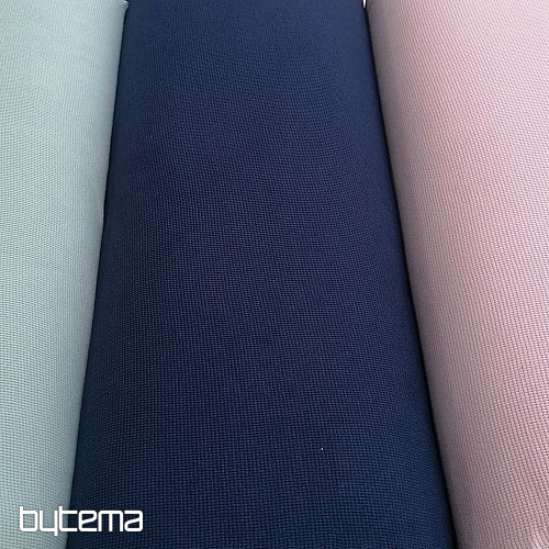 Maglia di cotone con trama waffle - blu