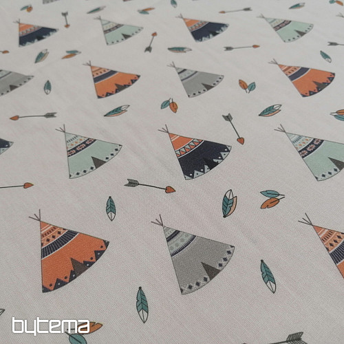 Tessuto di cotone teepee
