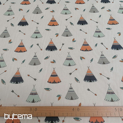 Tessuto di cotone teepee
