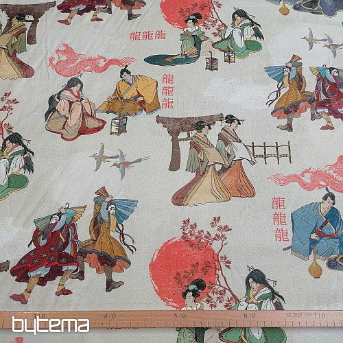 Tessuto decorativo JAPAN CREAM