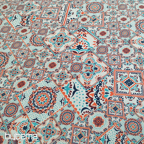 Stufa in tessuto decorativo