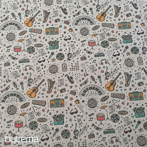 Tessuto decorativo Musica
